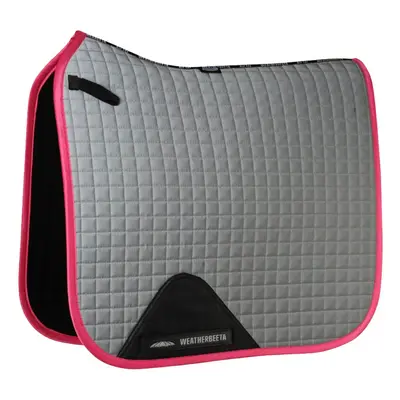 (Pony, Silver/Pink) Weatherbeeta Prime Reflective Horse Dressage Saddlepad