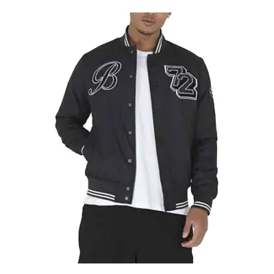 (Black, M) BRAVE SOUL BRODY Mens Bomber Jackets Winter Outwear