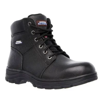 (12 UK, Black) Skechers Mens Workshire Safety Boots