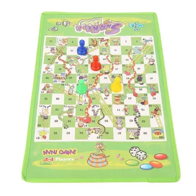 () Snake Ladder Interesting Board Game Toy Set Portable Flying Chess Board Educational Kids Toys