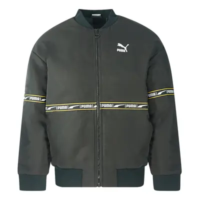 Puma Check Heavy Bomber Black Jacket