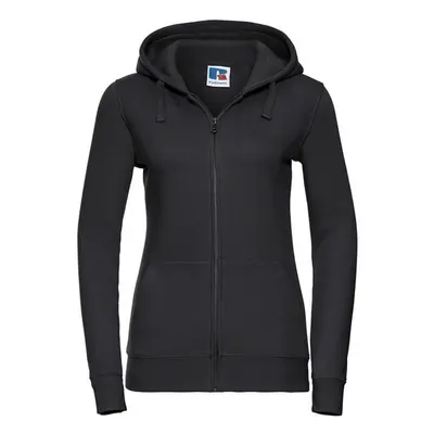 (XXL, Black) Russell Womens/Ladies Authentic Full Zip Hoodie