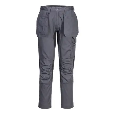 (42R, Metal Grey) Portwest Mens WX2 Cargo Trousers