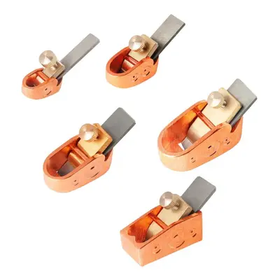 5 pcs Rose Gold Color Violin Makers Plane Cutter Brass Luthier Tool Violin Making Tools Mini Bra