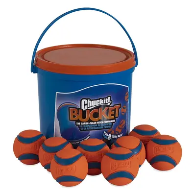 ChuckIt! Ultra Ball Dog Toy Chuckit Bucket Durable Rubber Dog Ball and Bucket High Bounce Floati