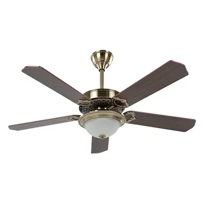 Ceiling Fan with Light BEGEJ With Remote Dark Wood