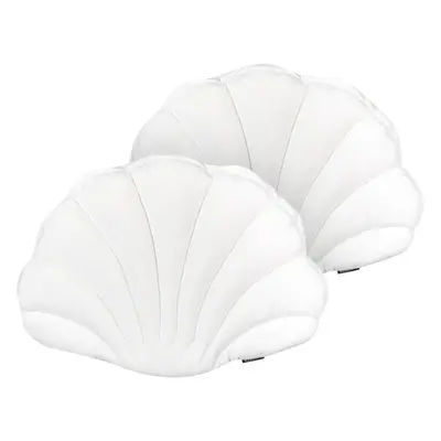 Set of Cushions CONSOLIDA Velvet Solid Off-White