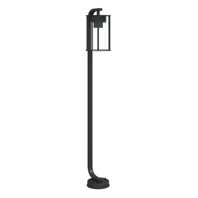 (100 cm/ pcs) vidaXL Outdoor Floor Lamps Pathway Lights Garden Light Black Stainless Steel