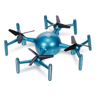 (Blue, Battery) LED Drone RC Height Hold 2.4GHz Remote Control with Lights APP Programming