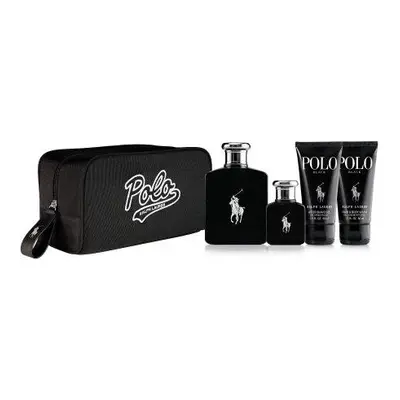 Polo Black Pcs Set: 4.2 Eau De Toilette Spray + 1.36 Eau De Toilette Spray + 1.7 After Shave Gel