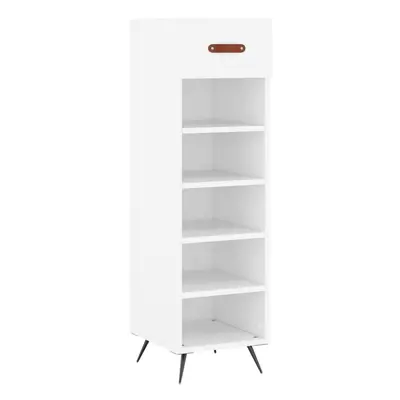 (white) vidaXL Shoe Cabinet Shoe Cupboard Shoe Storage Grey Sonoma Engineered Wood