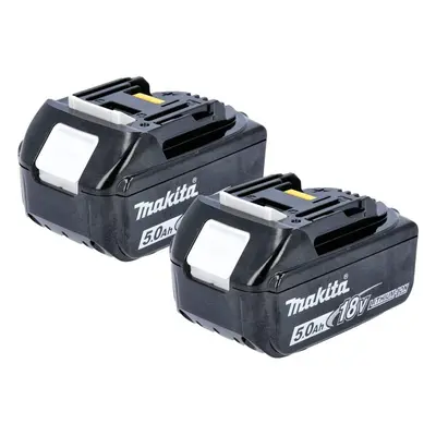 Makita Genuine BL1850B 18V 5.0Ah Battery Twin Pack for Makita DJR183Z, DJR185Z, DJV180Z, DJV181Z