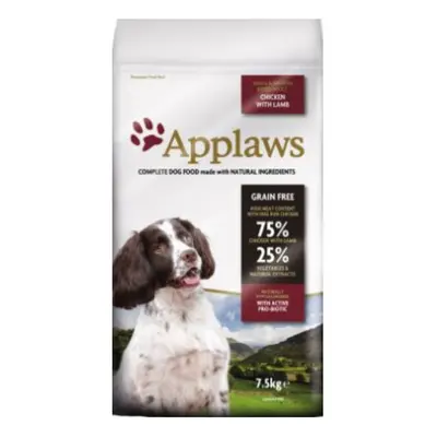 (15 kg) Applaws Adult Chicken & Lamb Small Medium Breed