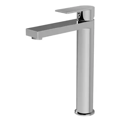 Contemporary Tall Mono Basin Mixer Tap - Chrome