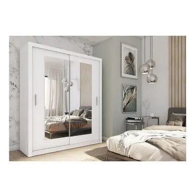 (White Matt) Idea ID-02 Sliding Door Wardrobe 180cm