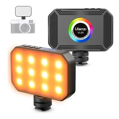 LED Video Light With Magnetic 2450mAh 2500K-9000K Vlog Fill Lamp Video Light For DSLR SLR Camera