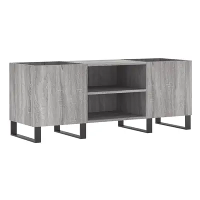 (grey sonoma) vidaXL Record Cabinet Record Storage Cabinet Sideboard White Engineered Wood