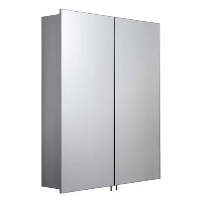 Croydex Warwick Double Door Illuminated Cabinet with LED Lighting Shaver Socket