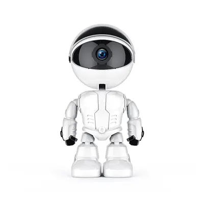 (UK Plug) 1080P IP Camera Robot Intelligent Auto Tracking Cloud Home Security Wireless WiFi Two 