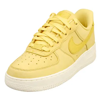 Nike Air Force Premium Womens Fashion Trainers in Saturn Gold - UK