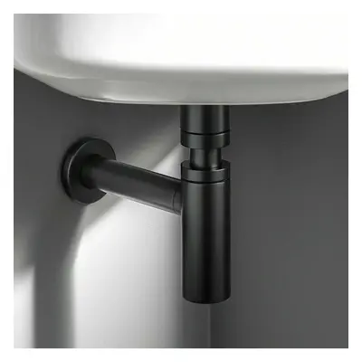 Universal Bathroom Basin Sink Bottle Trap Waste Premium Matte Black | Reen