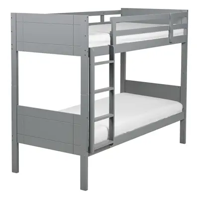 Bunk Bed Wood MAULDE x cm (EU Single) Grey