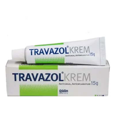 TRAVAZOL Cream 15g Antifungals Genital Itching Severe Inflammation Eczema Rash Fungus Herpes Var