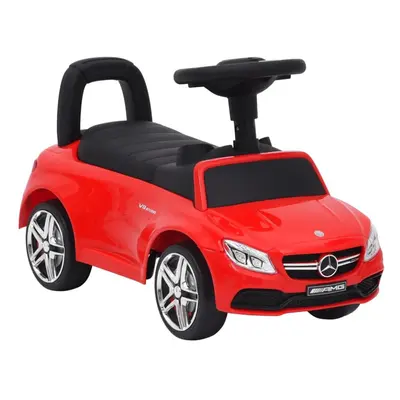 vidaXL Step Car Mercedes-Benz C63 Red Ride-on Baby Children Walk Car Toy