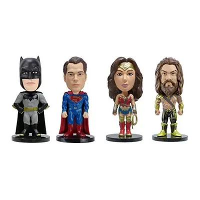 Funko Wacky Wobbler: Batman vs Superman - Minis Action Figure (4 Pack)