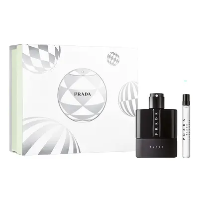 Prada Luna Rossa Black 100ml EDP & 10ml Travel Spray Gift Set