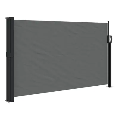 vidaXL Retractable Side Awning Outdoor Privacy Screen Anthracite 120x500 cm