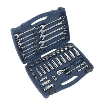 Sealey AK8996 Socket & Spanner Set 46pc 3/8"Sq Drive WallDriveÃÂ® Metric