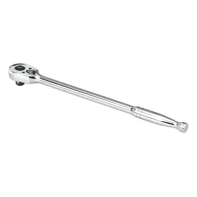 Long Reach 48-Tooth Pear-Head Ratchet Wrench - 1/2 Inch Sq Drive - Flip Reverse