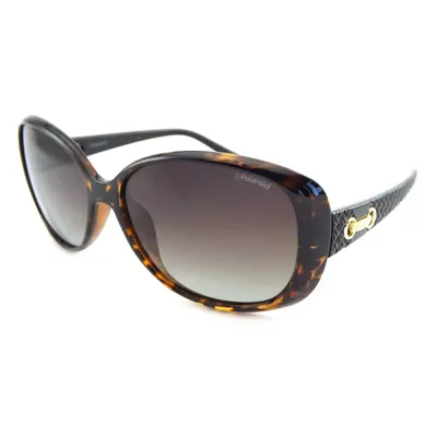 (Brown/ Black 581) POLAROID Women's Polarized Sunglasses P8430