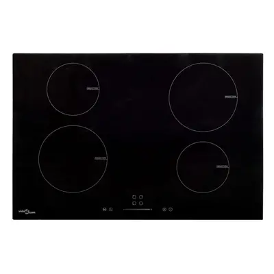 vidaXL Induction Hob with Burners Touch Control Glass cm W Kitchen