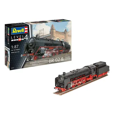 Revell 2'2 T BR Express Locomotive & Tender 1:87 Model Kit