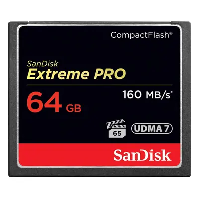 SanDisk Extreme PRO 64GB Compact Flash Memory Card UDMA Speed Up To 160MB/s - SDCFXPS-064G-X46