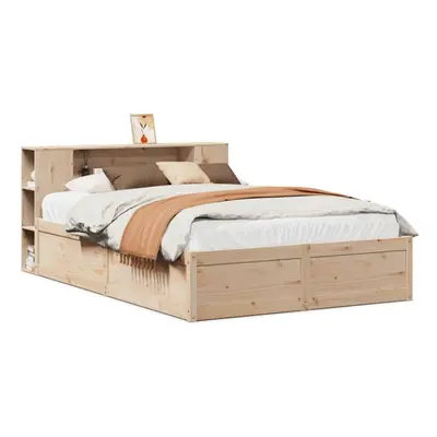 vidaXL Bed Frame without Mattress Bed 150x200 cm King Size Solid Wood Pine