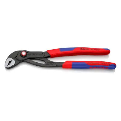 Knipex Cobra? QuickSet High-Tech Water Pump Pliers grey atramentized, with slim multi-component 