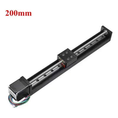 (200mm) 50/100/150/200mm T6 Linear CNC Slide Stage Actuator Motor Stepper Stroke Actuator