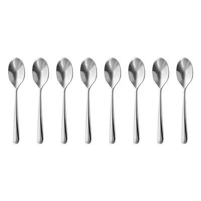 Robert Welch Kingham Bright Cutlery Coffee Spoon, Set of 8. Suitable for Espresso, Small Coffee.