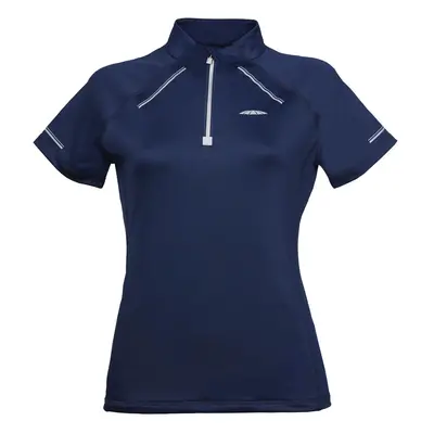 (XXL, Navy) Weatherbeeta Womens/Ladies Victoria Premium Short-Sleeved Base Layer Top