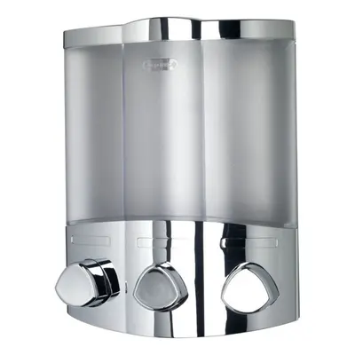 Croydex Euro Dispenser Trio Chrome [PA661041]