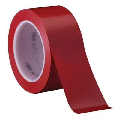 3M T9674713PKR Red Vinyl Tape, in. x Yards - Pack of - Per Case