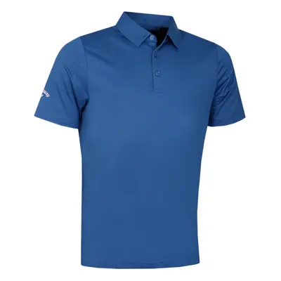 (XL, Galaxy Blue) Callaway Golf Mens Swingtech Solid Stretch Moisture Wicking Polo Shirt