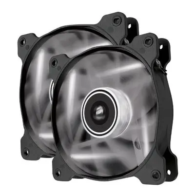 Corsair Air Series AF120-LED 120mm Quiet Edition High Airflow LED Fan - White (Dual Pack)