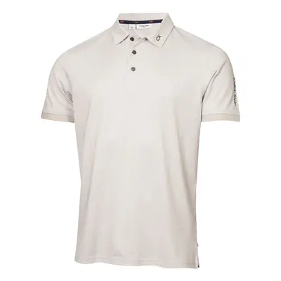 (XL, Pale Silver Marl) Calvin Klein Mens Concord Sustainable Moisture Wicking Golf Polo Shirt