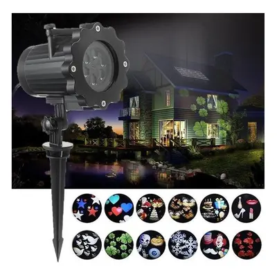 (AU Plug) 4W Outdoor LED Projector Stage Light Waterproof Lawn Garden Landscape Christmas Decor