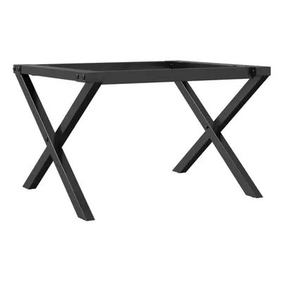 vidaXL Coffee Table Legs X-Frame Desk Legs DIY Metal Furniture Legs Steel