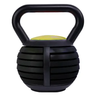 7 Step Weight Adjustable Kettlebell - BLACK - Lock & Lift 4.5KG to 18KG Workout